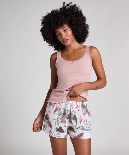 Pyjama Shorts - White