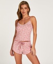Ribbed lace Shorts - Pink
