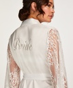 Bride Satin Kimono - White