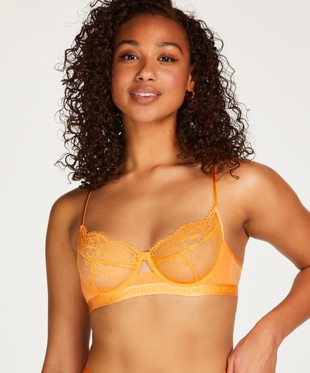 Honey Non-Padded Underwired Bra - Orange