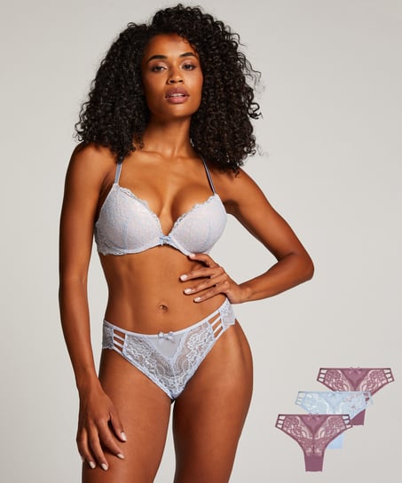 3-Pack Belle HL Bras - Purple