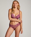 V-shape bras floral - Grape Nectar