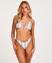 Tahiti high-cut bikini bottoms - White