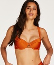 Desert Padded Underwired Bikini Top - Orange