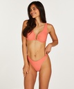 Peachy High Leg Bikini Bottoms - Orange
