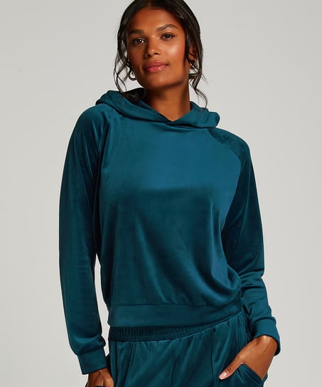 Velours top - Blue