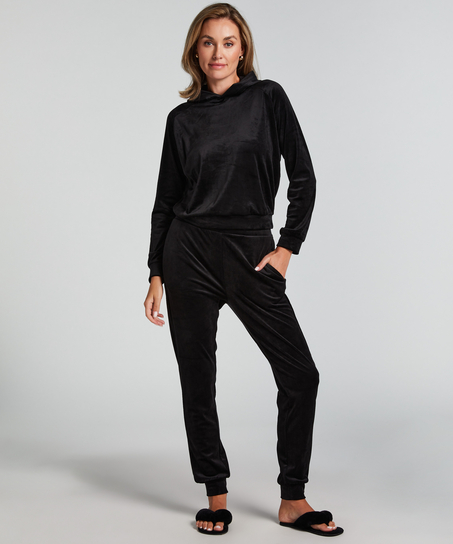 Pantalon de jogging Velours - Noir