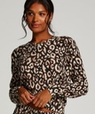 Jersey Long-Sleeved Pyjama Top - Black