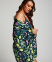 Satin Kimono - Blue
