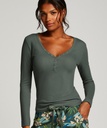 Long-Sleeved Pyjama Top - Green