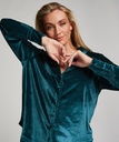 Velours Long-Sleeved Jacket - Blue
