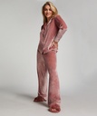 Velours Jogging Pants - Purple