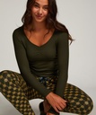 Long-Sleeved Pyjama Top - Green