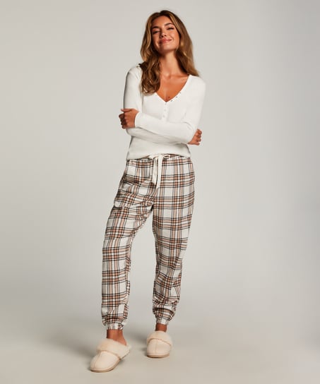 Pantalon de Pyjama Flanel - Beige