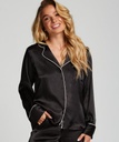 Veste à manches longues Satin - Noir