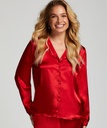 Veste à manches longues Satin - Rouge