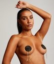 Diamond Chains Nipple Covers - Black