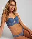 Soutien-gorge à armatures préformé sans bretelles Molly - Bleu