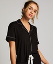 Veste à manches courtes en jersey Essential - Noir