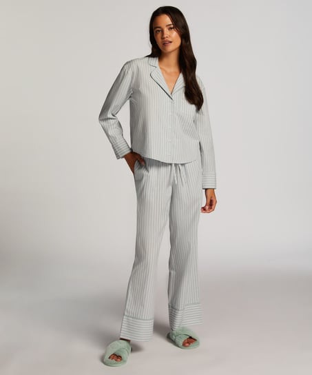 Pantalon de pyjama en Coton - Vert