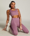 Legging de sport sans coutures taille haute HKMX - Violet