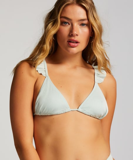 Haut de bikini triangle Fiji - Bleu