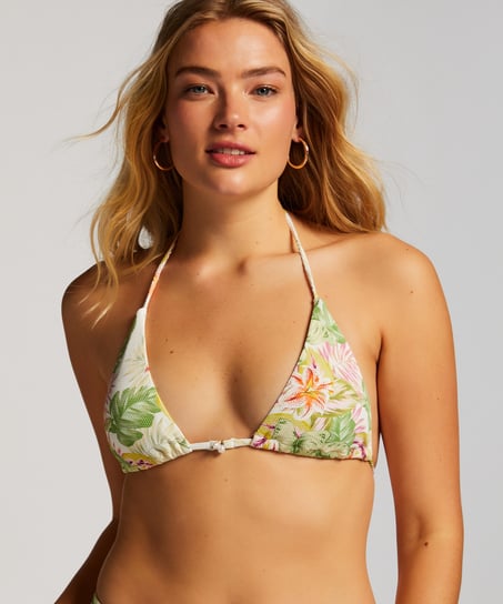 Haut de bikini triangle Tropics - Blanc