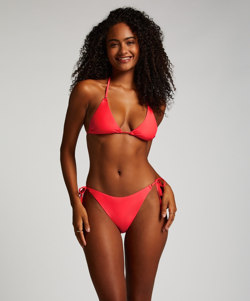 Slip de Bikini Échancrés Doha - Rouge