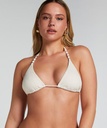 Haut de bikini triangle Cozumel - Blanc