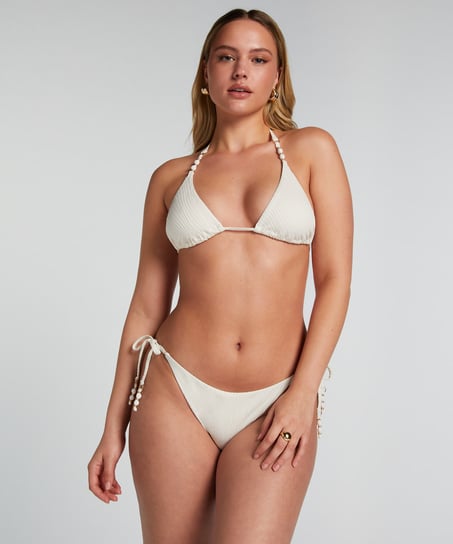 Slip de Bikini Échancrés Cozumel - Blanc