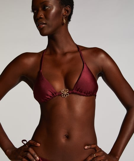Haut de bikini triangle Yucatan - Rouge