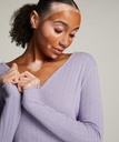 Haut de pyjama Henley - Violet