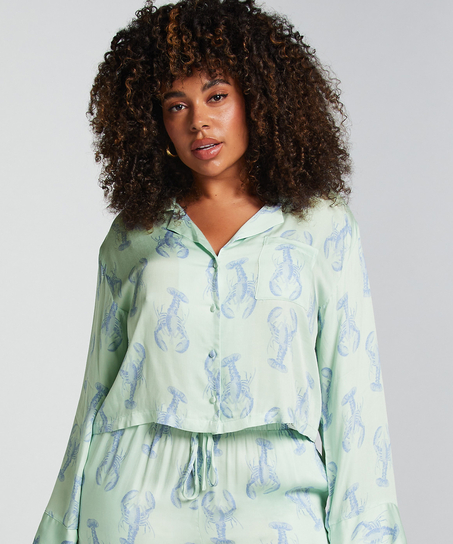 Veste à manches longues Satin - Vert
