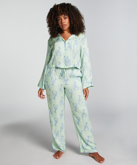 Pantalon Satin - Vert