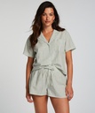 Short Linen Stripe - Ponderosa Pine