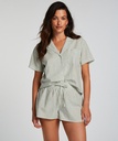 Short Linen Stripe - Ponderosa Pine