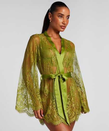 Kimono Lace Isabelle - Vert