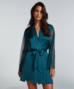 Kimono Satin - Bleu