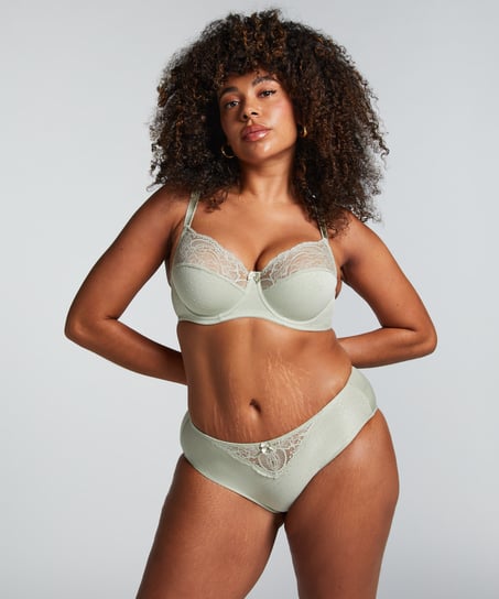 Slip taille haute Sophie - Vert