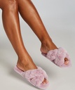 Fake Fur Slider - Violet