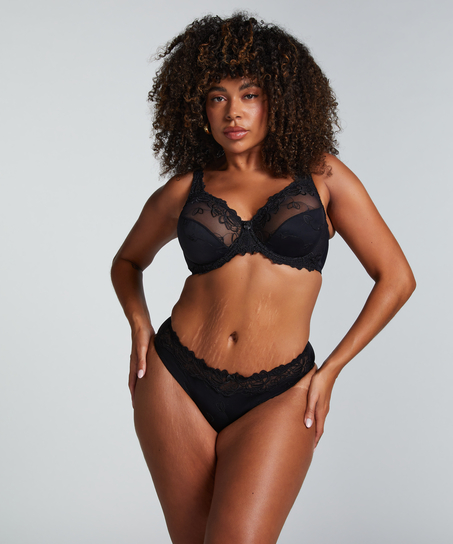 Boxer string Diva - Noir