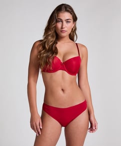 Soutien-gorge à armatures préformé Plunge - Rouge
