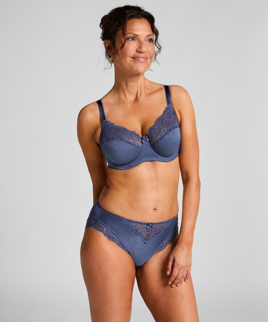 Slip taille haute Sophie - Bleu