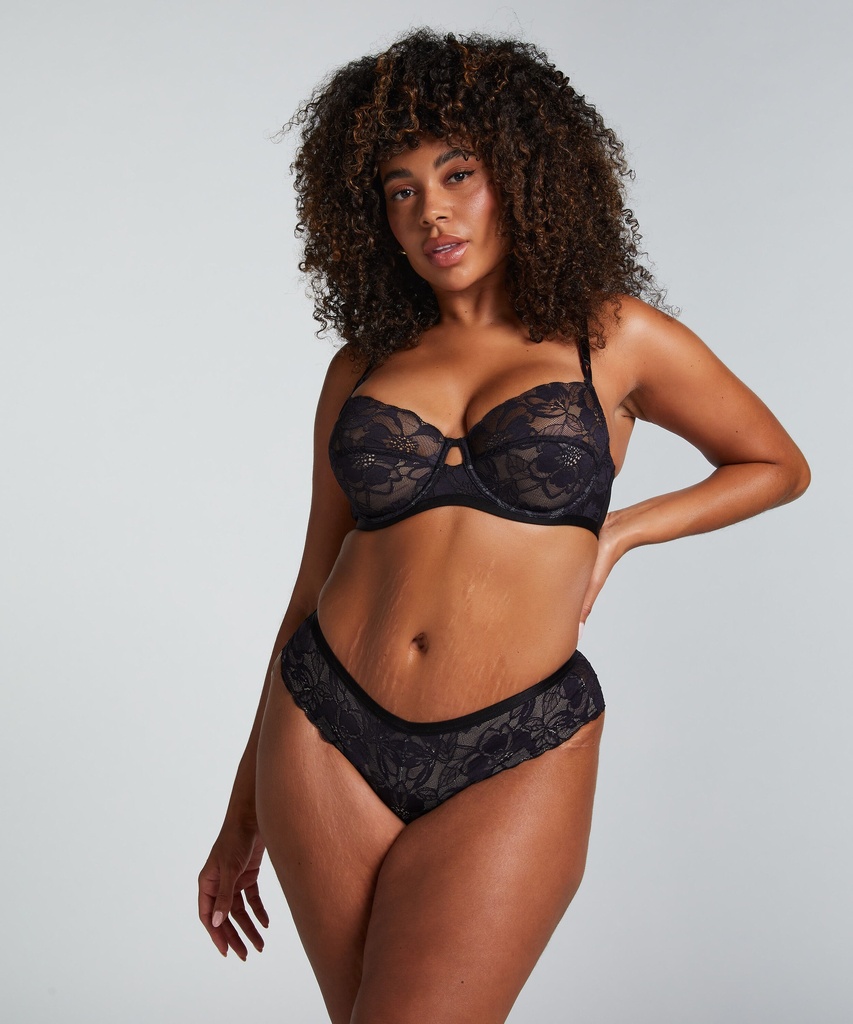 Slip brésilien Sophia - Noir