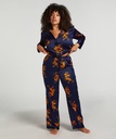 Pantalon Satin - Bleu