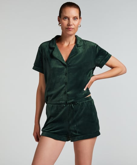 Short velours - Vert