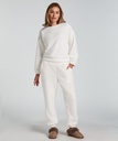 Pantalon de jogging polaire Snuggle - Blanc