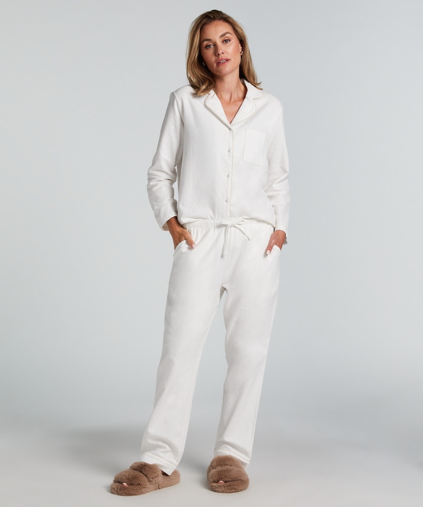 Pantalon de Pyjama Flanel - Blanc