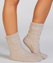 1 paire de chaussettes tricotées - Beige