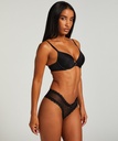 V-SHAPE BRAZILIAN DOT LUREX - Caviar